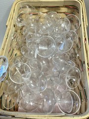 Vintage Wedding Favor Lot 100 Mini Champagne Cups 19 Baskets 83 Dove Rings