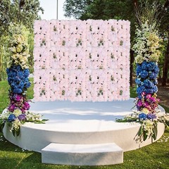 6 Pack 24″x16″ Panel 3D Hydrangea Flower Photo Wall Decoration for Wedding Home