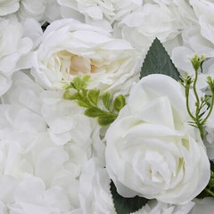6 Pcs Artificial Flower Wall Panels 24″ x 16″ Flower Wall Panel Wedding Decor US
