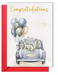 Wedding Card for Couple, Congratulations for Mr & Mrs | 5×7 folded 350gsm car…