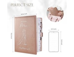 AW Bridal «Future Mrs» Wedding Planner-Rose Gold-Leather-NEW OUT OF PKG