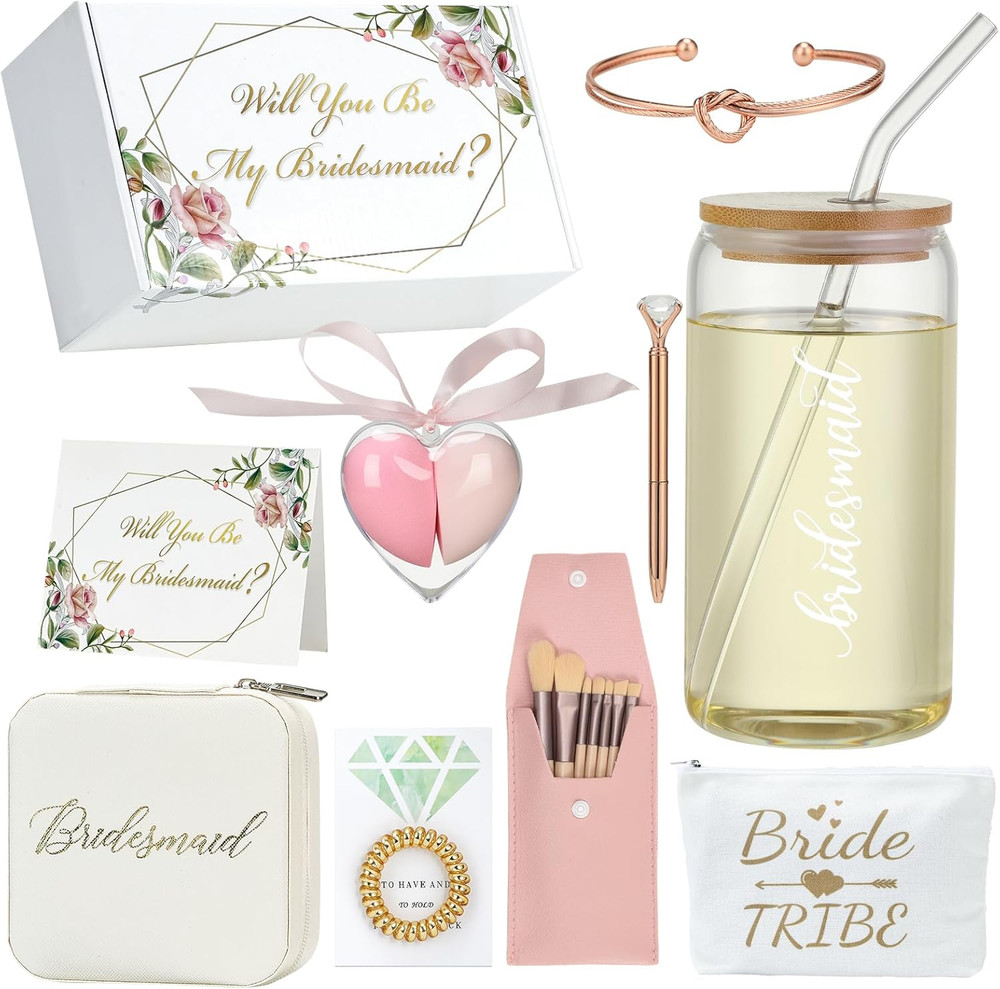 Will You Be My Bridesmaid Gift Box,Bridesmaids Proposal Gifts Set of 10-Bachelor
