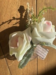 Artificial boutonniere for Special occasion As Seen In photo