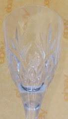 Princess House Lead Crystal Wine Glasses Set of 3 Vintage Fast Ship!