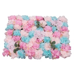 12PC 60x40cm Flower Wall Panel Artificial Flower Wall Backdrop Wedding Celebraty