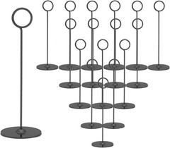 16 Pieces Table Card Holder 8 inches Place Steel Card Holders for Photos, Foo…