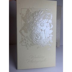 Vintage 1986 Hallmark Keepsake Wedding Photographs Album Floral Made in USA