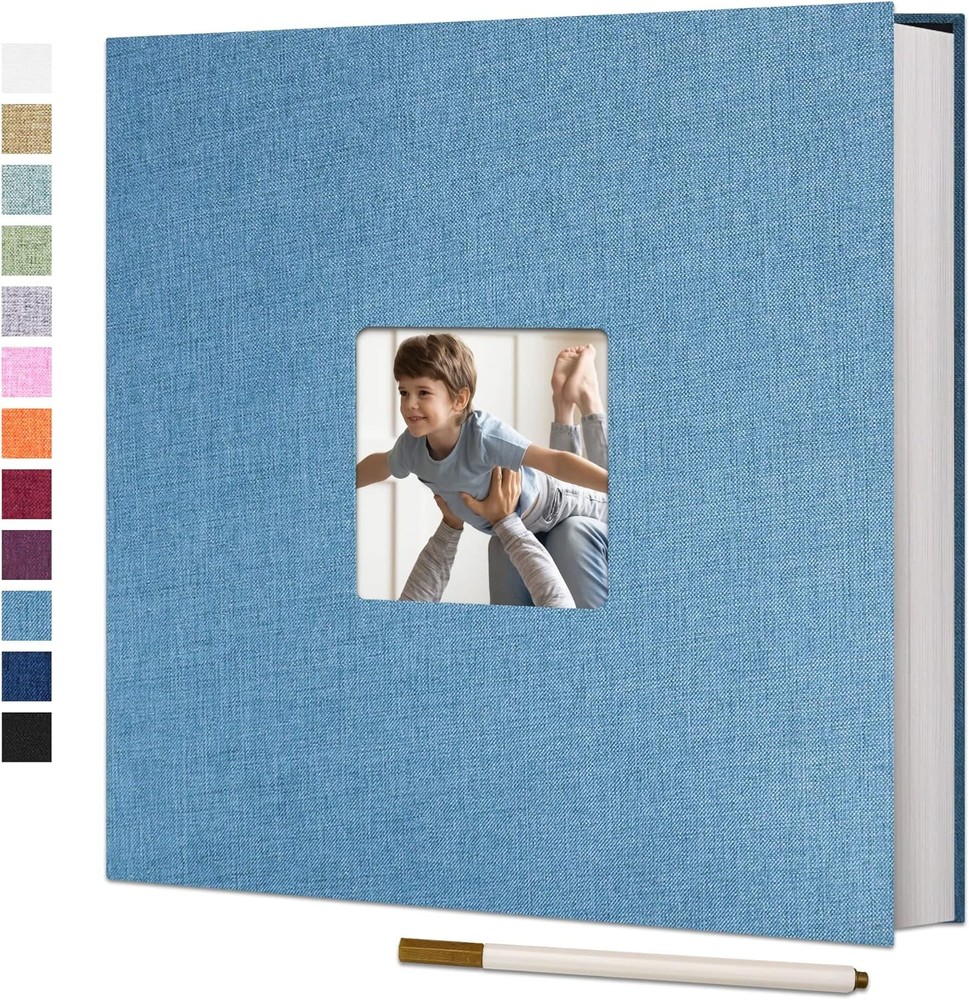 Vienrose Large Photo Album Self Adhesive for 4×6 8×10 10×12 Pictures Magnetic