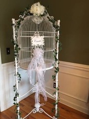 French Victorian Large Bird Cage 6 ft (Approx) Wedding Card Holder