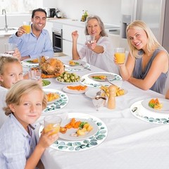 48 PCS Paper Placemats, Disposable Round Table Mats Greenery Eucalyptus Leaves