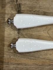 Lenox Opal Innocence Wedding Cake Knife & Server Set Retired HTF MINT