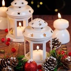 48pk 2″ White Floating Candles, Unscented, 5-6 Hr Burn, Wedding Decor
