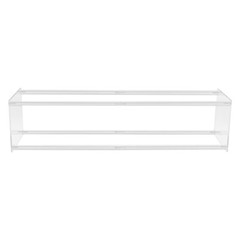 Clear Acrylic Tall Rectangular Flower Stand 2Pcs 31.5″ Wedding Decoration