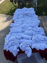 Lot of 68 White Stretch Spandex Banquet Chair Covers Wedding Event Party Decor