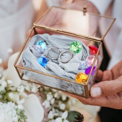 100Pcs Acrylic Crystal Diamonds Mixed Colors for Craft Projects