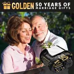 50th Wedding Anniversary Blanket Gift 50th Wedding Anniversary Gift 60Lx50W