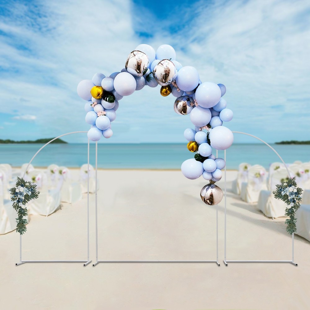Freestanding Metal Arch Fan Backdrop Stand For Wedding Birthday Party Decor
