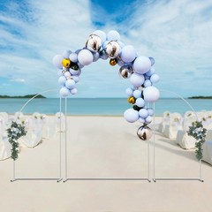 Freestanding Metal Arch Fan Backdrop Stand For Wedding Birthday Party Decor