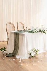 Ling’s Moment Ultra Soft 10ft X 9ft Table Cloth Fits 4ft X 6ft Reception Table
