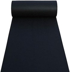 Versatile 30 Feet Black Aisle Runner for Weddings & Outdoor Celebrations
