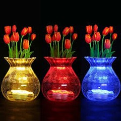 12 Submersible Led Tea Light Waterproof Vase Battery Wedding Party Decoration