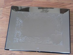LENOX Silver-Plated Wedding Promises Double Photo Album Holds 4 x 6 photos NEW