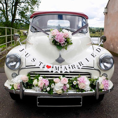 Just Married Decorations JUST MARRIED Wedding Party Decoration Car Decor White a