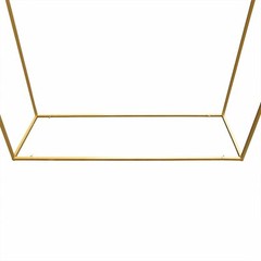 2.8m Gold Wedding Arch Stand for Balloons, Flowers, and Decor