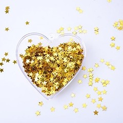 Gold Star Confetti Table Glitter Confetti Metallic Foil Stars Sequin for Grad