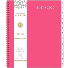 Monthly Planner 2026-2027 – 18 Monthly Calendar Planner from Jul 2026-Dec 202…