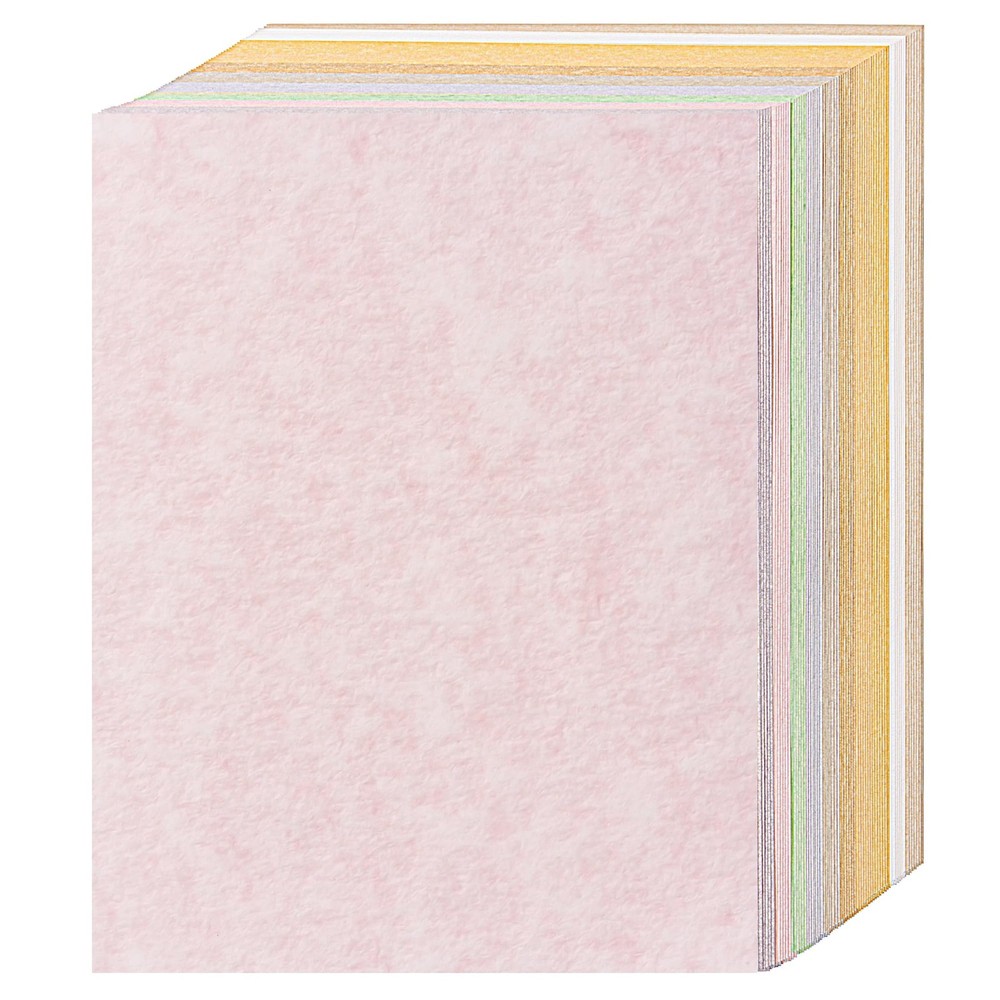 Parchment Paper – 8.5” x 11” Letter Size 8.5x11inch/70Sheets, 10 Mixed Colors