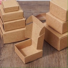 200 Kraft Paper Product Packaging Boxes Party Wedding Favour Cookie 10.4×5.7x3cm
