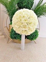 Bling Universal Bouquet Holder Crystal Rhinestone Wedding Bride Bouquet Holder