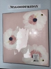 C.R. Gibson Elegant Pink 9 Section Three Ring Binder Wedding Planner 11 x 12″