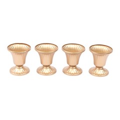 10pcs Wedding Centerpieces Vase Desktop Trumpet Flower Decor Vase Candle Holder
