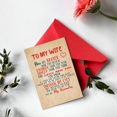 Beixian To My Wife Birthday Card, Happy Birthday Card for Wife, Funny Birthda…