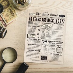 Happy 49th Birthday Card for Women Men, Funny 49 Year Old Birthday Gifts Card…