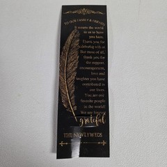 12 Feather Pen Wedding Favors Quill Ballpoint Pens Gold Happy Ever After To