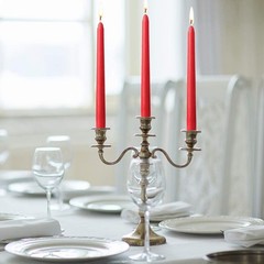 14 Pack Red Taper Candles – 12 inches x 0.75 inches, 12″14pcs-Red