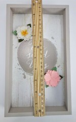 We Said Yes Wedding Engagement Picture Frame Hanging Plaque or Shelf Standing
