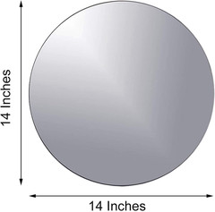 12 Pcs 14 Inch round Glass Mirrors for Centerpieces Table Decorations | 14″ Circ