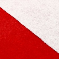 Red/White Wedding Carpet Non-Woven Polyester Wedding Aisle Runner for Ceremony