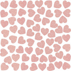 Rose Gold Heart Wedding Party Table Confetti Engagement Anniversary Valentines D