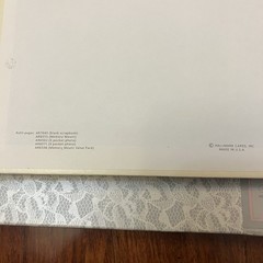 VTG NIB Hallmark Calla Lilly Wedding Collection Memory Book & Photo Album Set