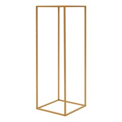 Gold 20 PCS Geometric Flower Stand For Wedding, Flower Stand 10.63*10.63*31.5in
