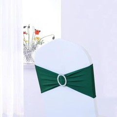 10PCS Spandex Chair Bands Sashes for Wedding Party Banquet Christmas Thanksgi…