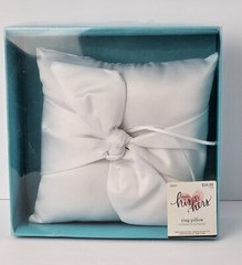 Studio His & Hers Wedding Ring Pillow Hobby Lobby White. SEE DESCRIPTION
