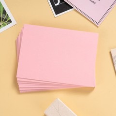 100 Pack Cardstock Blank Heavy Cards Stock, Pink, 4×6 inches | 250GSM Thick P…