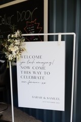 Wedding Signage Leather Straps, Welcome Sign Hanging Straps for Sign Stand