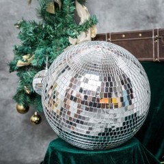 16″ Large Silver Glass Hanging Disco Mirror Ball Wedding Party Decorations SALE